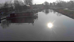 Baťův kanál - Přístav Veselí nad Moravou na Baťově kanále - 18.3.2026 v 07:45