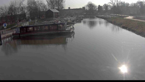 Baťův kanál - Přístav Veselí nad Moravou na Baťově kanále - 18.3.2026 v 08:45