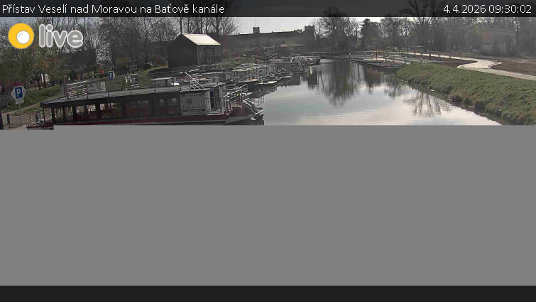 Baťův kanál - Přístav Veselí nad Moravou na Baťově kanále - 4.4.2026 v 09:30