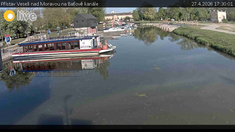 Baťův kanál - Přístav Veselí nad Moravou na Baťově kanále - 27.4.2026 v 17:30