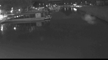 Hafen von Veselí nad Moravou am Baťa-Kanal