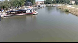 Port of Veselí nad Moravou on the Baťa Canal