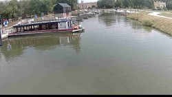 Hafen von Veselí nad Moravou am Baťa-Kanal
