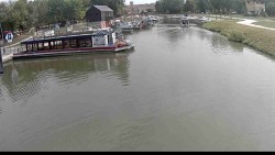Hafen von Veselí nad Moravou am Baťa-Kanal