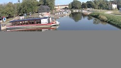 Port of Veselí nad Moravou on the Baťa Canal