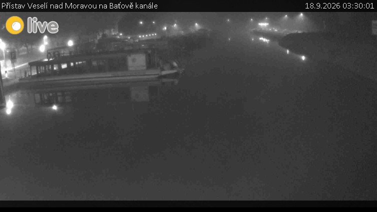 Baťův kanál - Přístav Veselí nad Moravou na Baťově kanále - 18.9.2026 v 03:30
