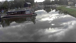 Port w Veselí nad Moravou nad Kanałem Baty