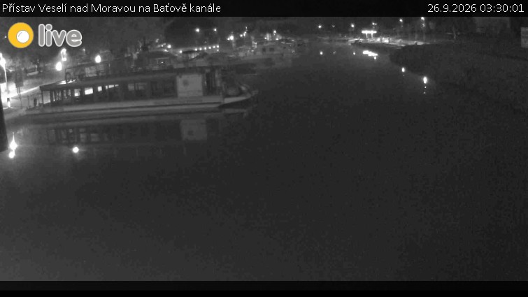 Baťův kanál - Přístav Veselí nad Moravou na Baťově kanále - 26.9.2026 v 03:30