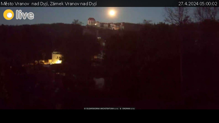 Město Vranov  nad Dyjí - Zámek Vranov nad Dyjí - 27.4.2024 v 05:00