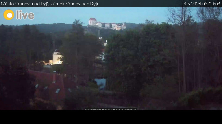 Město Vranov  nad Dyjí - Zámek Vranov nad Dyjí - 3.5.2024 v 05:00