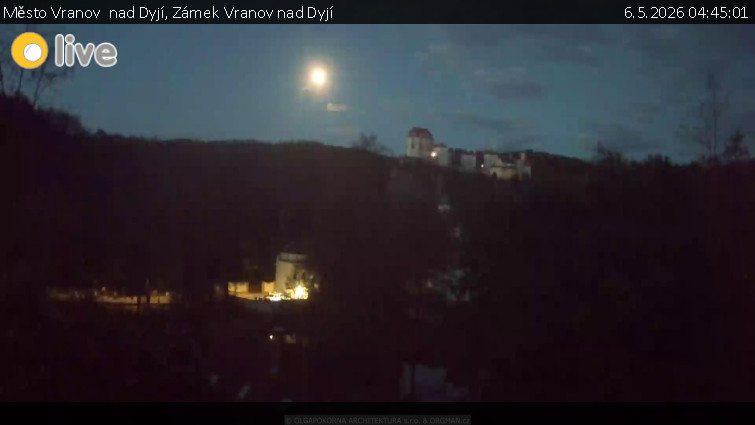 Město Vranov  nad Dyjí - Zámek Vranov nad Dyjí - 6.5.2026 v 04:45