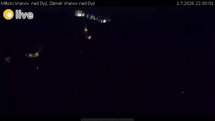 Město Vranov  nad Dyjí - Zámek Vranov nad Dyjí - 2.7.2026 v 22:30