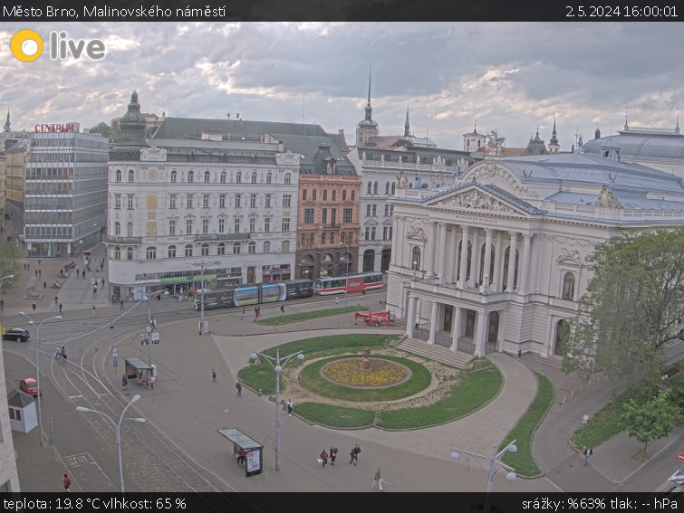 Město Brno - Malinovského náměstí - 2.5.2024 v 16:00