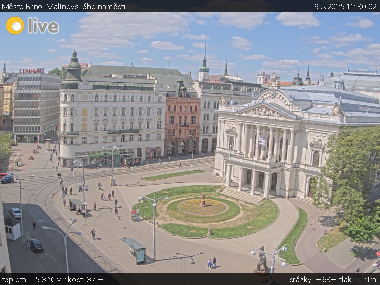 Město Brno - Malinovského náměstí - 9.5.2025 v 12:30 Město Brno - Malinovského náměstí - 9.5.2025 v 12:30