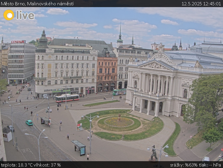 Město Brno - Malinovského náměstí - 12.5.2025 v 12:45 Město Brno - Malinovského náměstí - 12.5.2025 v 12:45
