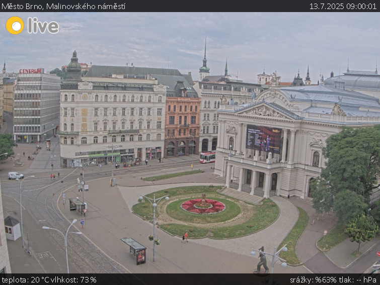 Město Brno - Malinovského náměstí - 13.7.2025 v 09:00 Město Brno - Malinovského náměstí - 13.7.2025 v 09:00