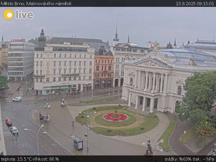 Město Brno - Malinovského náměstí - 13.9.2025 v 09:15