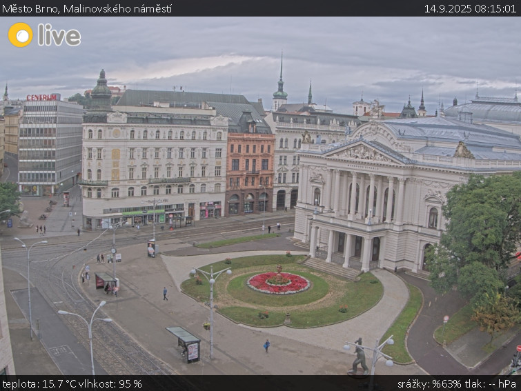 Město Brno - Malinovského náměstí - 14.9.2025 v 08:15 Město Brno - Malinovského náměstí - 14.9.2025 v 08:15