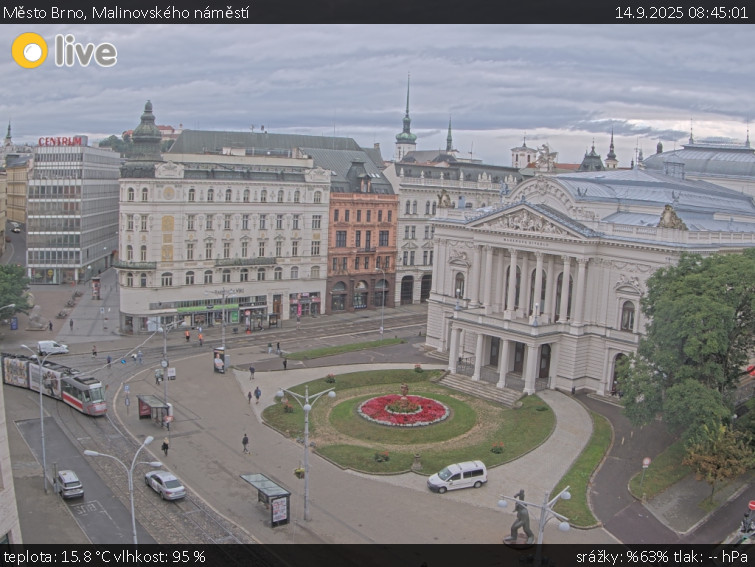 Město Brno - Malinovského náměstí - 14.9.2025 v 08:45