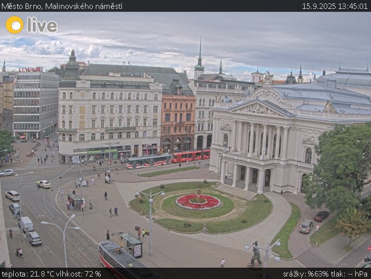 Město Brno - Malinovského náměstí - 15.9.2025 v 13:45