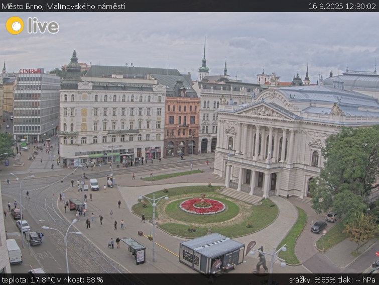 Město Brno - Malinovského náměstí - 16.9.2025 v 12:30