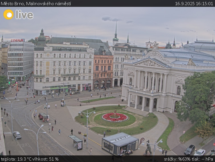 Město Brno - Malinovského náměstí - 16.9.2025 v 16:15