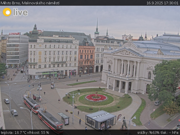 Město Brno - Malinovského náměstí - 16.9.2025 v 17:30