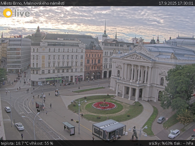 Město Brno - Malinovského náměstí - 17.9.2025 v 17:30