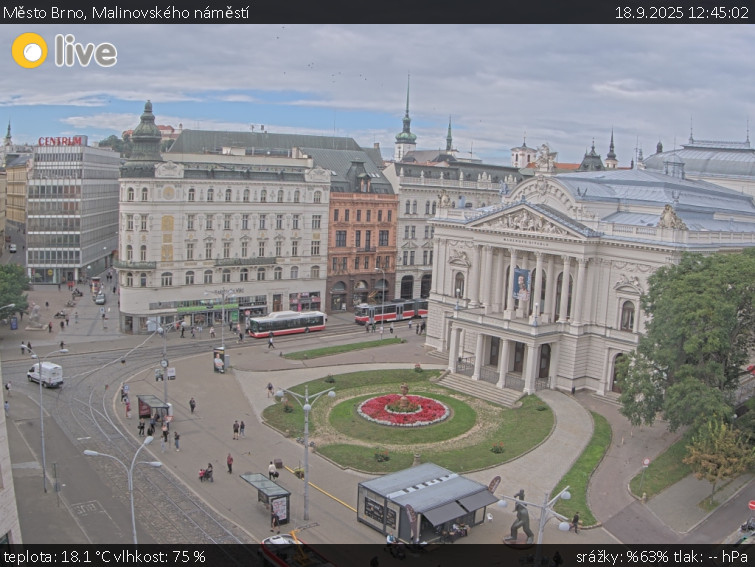 Město Brno - Malinovského náměstí - 18.9.2025 v 12:45