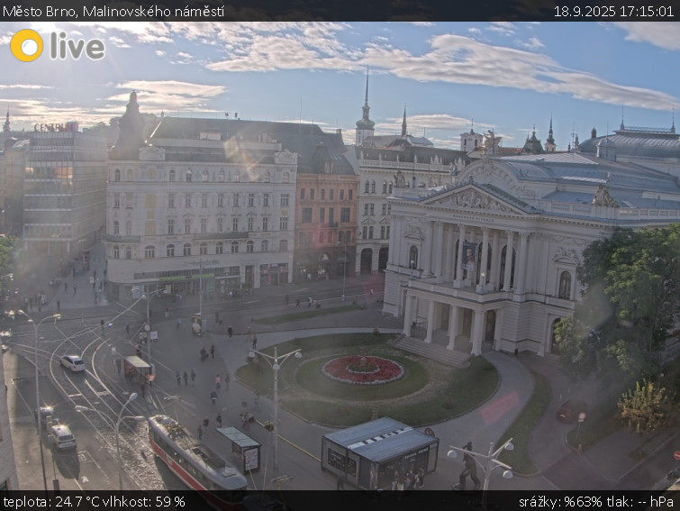 Město Brno - Malinovského náměstí - 18.9.2025 v 17:15