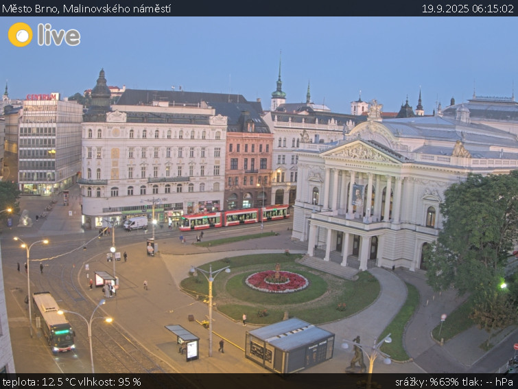 Město Brno - Malinovského náměstí - 19.9.2025 v 06:15