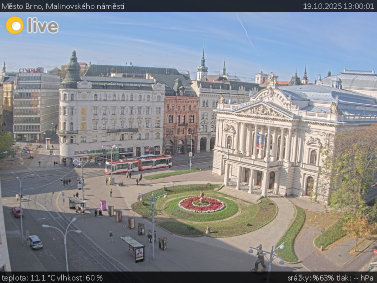 Město Brno - Malinovského náměstí - 19.10.2025 v 13:00 Město Brno - Malinovského náměstí - 19.10.2025 v 13:00