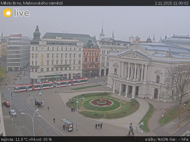Město Brno - Malinovského náměstí - 2.11.2025 v 11:00 Město Brno - Malinovského náměstí - 2.11.2025 v 11:00