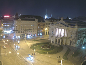 Město Brno - Malinovského náměstí - 4.11.2025 v 21:45 Město Brno - Malinovského náměstí - 4.11.2025 v 21:45