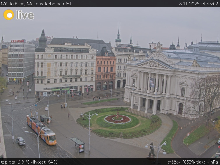 Město Brno - Malinovského náměstí - 8.11.2025 v 14:45