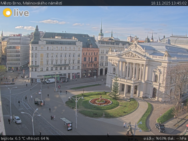 Město Brno - Malinovského náměstí - 18.11.2025 v 13:45