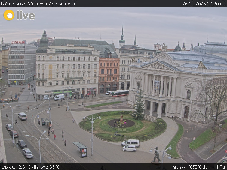 Město Brno - Malinovského náměstí - 26.11.2025 v 09:30
