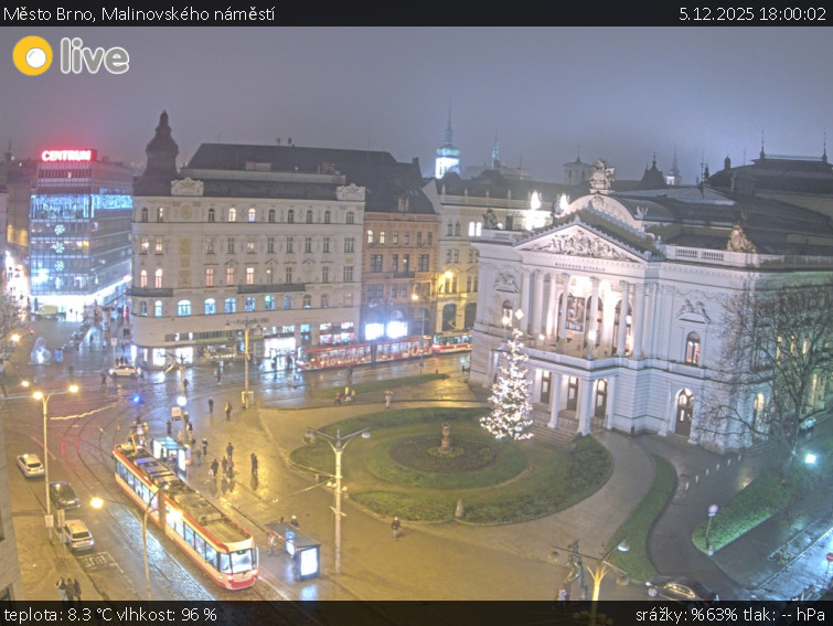 Město Brno - Malinovského náměstí - 5.12.2025 v 18:00