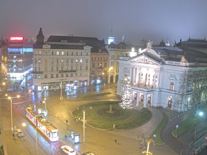 Město Brno - Malinovského náměstí - 14.12.2025 v 19:45 Město Brno - Malinovského náměstí - 14.12.2025 v 19:45