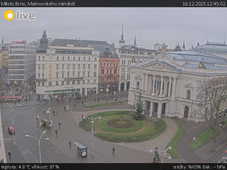 Město Brno - Malinovského náměstí - 19.12.2025 v 12:45