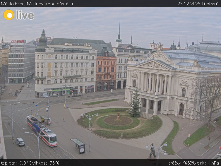 Město Brno - Malinovského náměstí - 25.12.2025 v 10:45