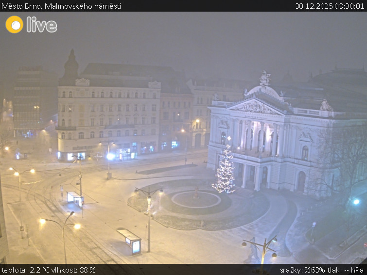 Město Brno - Malinovského náměstí - 30.12.2025 v 03:30