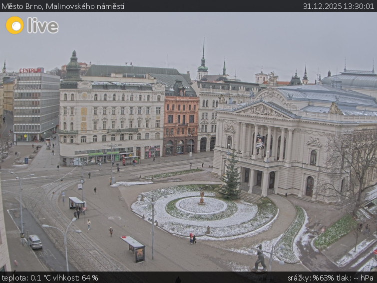Město Brno - Malinovského náměstí - 31.12.2025 v 13:30
