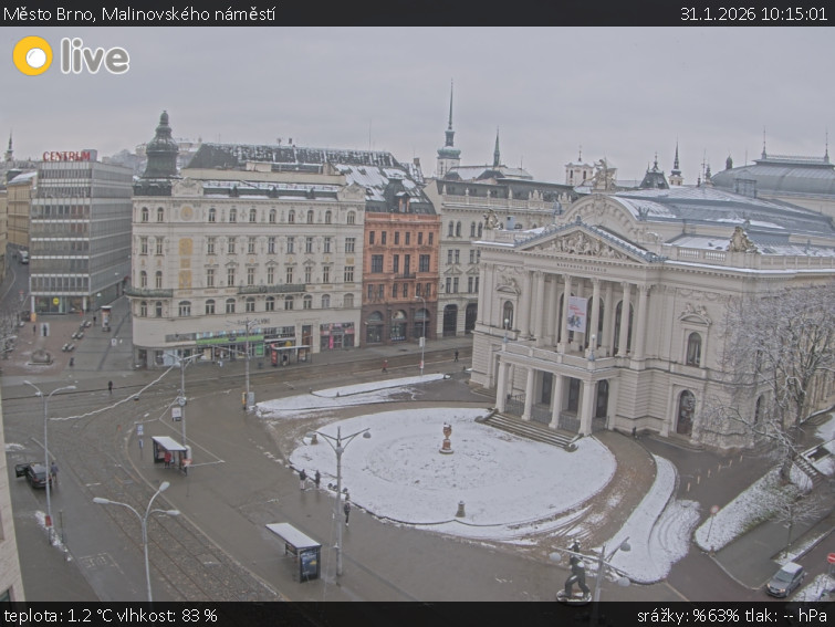 Město Brno - Malinovského náměstí - 31.1.2026 v 10:15