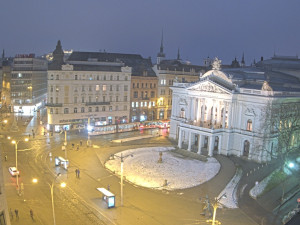 Město Brno - Malinovského náměstí - 4.2.2026 v 06:45