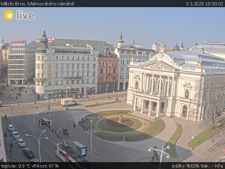 Město Brno - Malinovského náměstí - 3.3.2026 v 10:30