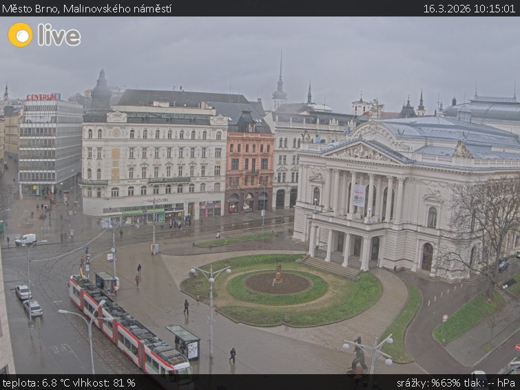 Město Brno - Malinovského náměstí - 16.3.2026 v 10:15