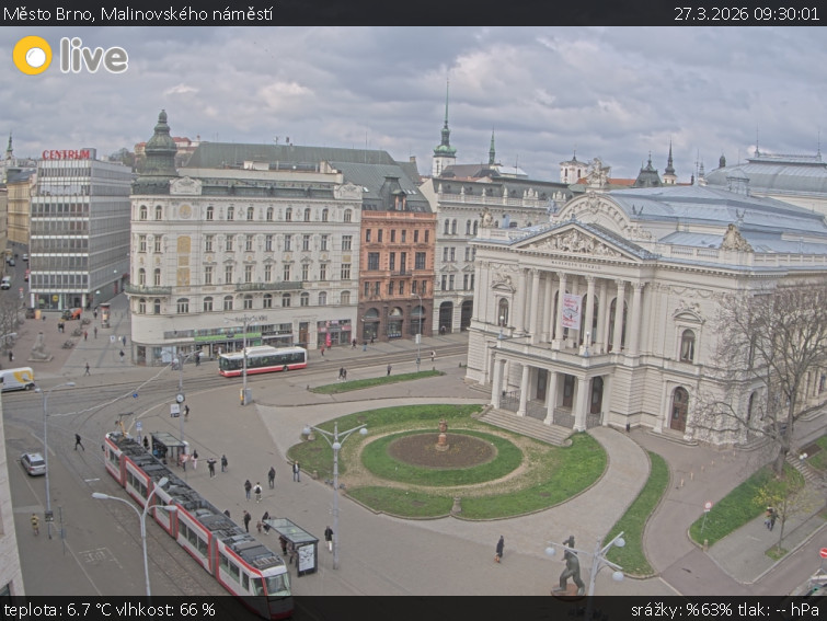 Město Brno - Malinovského náměstí - 27.3.2026 v 09:30