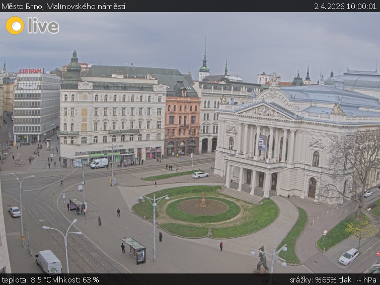 Město Brno - Malinovského náměstí - 2.4.2026 v 10:00