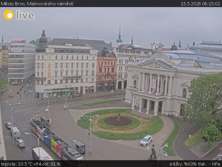 Město Brno - Malinovského náměstí - 15.5.2026 v 06:15